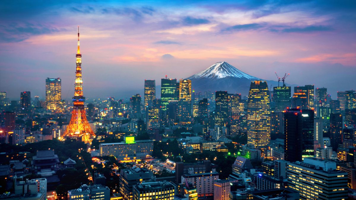 Stocks fell sharply in Tokyo.